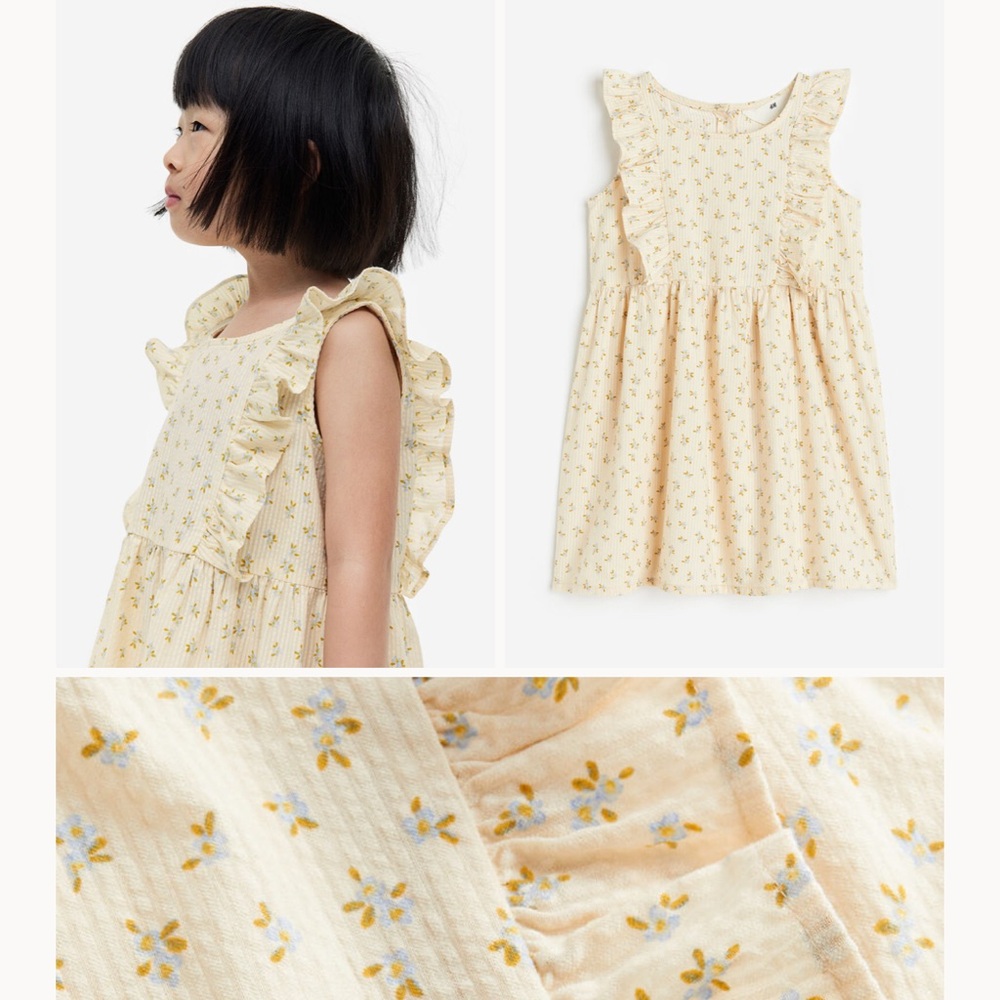 LAST CHANCE // Spring Floral Ruffle Dress - Picture 7 of 10